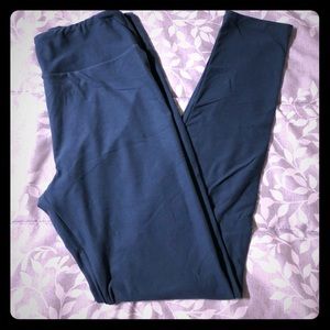 Lularoe Dark Blue/teal OS leggings